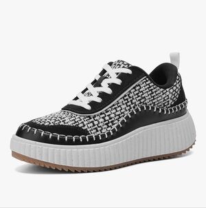 DREAM PAIRS Women Platform Chunky Sneakers